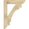 Ekena Millwork Merced Slat Rough Sawn Bracket, Douglas Fir, 4"W x 24"D x 32"H BKT04X24X32MRC06RDF - alternate 4